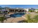 Sparkling swimming pool with spacious patio and landscaped backyard at 7471 E Northern Ave, Scottsdale, AZ 85258