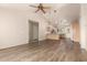 Bright living space with vaulted ceilings, modern lighting and new flooring at 860 N Mcqueen Rd # 1157, Chandler, AZ 85225