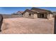 This home features a large dirt backyard with a covered patio. Ready for landscaping at 10837 W Bloch Rd, Tolleson, AZ 85353