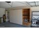 This garage is equipped with generous built-in storage, maximizing the use of space for tools and equipment at 1320 E Bellerive Dr, Chandler, AZ 85249