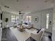 Living room featuring two chairs, a sofa, wood flooring, and ample natural light at 1401 S Rita Ln, Tempe, AZ 85281