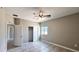 Bedroom featuring a ceiling fan, natural light and neutral paint to create a comfortable atmosphere at 20419 W Mountain Sage Dr, Buckeye, AZ 85326