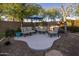 Backyard patio with comfortable seating at 24121 N 24Th Pl, Phoenix, AZ 85024