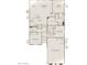 Detailed floor plan showcasing the layout of the home, including bedrooms, kitchen, living spaces, and garage at 25955 W Deer Valley Rd, Buckeye, AZ 85396