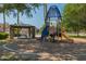 Colorful playground equipment next to a shaded picnic area, offering a safe and enjoyable space for recreation at 321 W Betsy Ln, Gilbert, AZ 85233