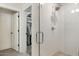 Clean and modern shower with glass enclosure and tiled walls, conveniently located near the walk-in closet at 3308 N 51St St, Phoenix, AZ 85018