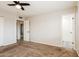 This bedroom has neutral paint and new carpet and is situated next to the bathroom at 3337 W Yucca St, Phoenix, AZ 85029