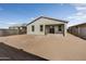 New construction home with enclosed backyard and patio space, ready for landscaping at 37535 W Patterson St, Maricopa, AZ 85138