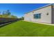 Well-maintained backyard featuring lush artificial turf and a clean, modern aesthetic at 5515 E Dale Ln, Cave Creek, AZ 85331