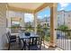 Relaxing balcony seating area offering views of the community at 732 W Flintlock Way, Chandler, AZ 85286