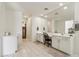 Large bathroom with double sinks, vanity area, and tile flooring at 732 W Flintlock Way, Chandler, AZ 85286