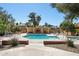 Community pool and lounging area for all residents to enjoy at 8414 N Central Ave # B, Phoenix, AZ 85020