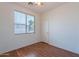 Inviting bedroom with vinyl floors and a window that provides natural light at 1244 S Tacoma --, Mesa, AZ 85209