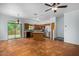 Modern kitchen with stainless steel appliances and center island at 16620 S 48Th St # 79, Phoenix, AZ 85048