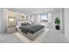 Calm main bedroom featuring neutral tones, a large window and ample natural light at 16810 W Yucatan Dr, Surprise, AZ 85388