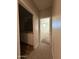 Hallway with plush carpet, offers a view into the bathroom and one of the bedrooms at 1730 W Pollack St, Phoenix, AZ 85041