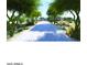 Long driveway leading to a desert home with lush landscaping and mature trees lining the path at 25564 N 119Th St, Scottsdale, AZ 85255