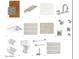 Variety of fixtures including faucets, tiles, cabinets, and toilet at 25564 N 119Th St, Scottsdale, AZ 85255