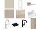 Selection of updated fixtures, including faucets, sinks, tile, and neutral paint samples at 25564 N 119Th St, Scottsdale, AZ 85255