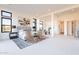 This spacious main bedroom includes a sitting area, and desert views at 25564 N 119Th St, Scottsdale, AZ 85255