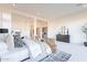 Large main bedroom is bright with a comfortable seating area and contemporary furnishings at 25564 N 119Th St, Scottsdale, AZ 85255