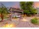 Backyard swing with a custom pergola at 2892 E Fruitvale Ave, Gilbert, AZ 85297