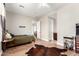 Bedroom featuring natural light, a ceiling fan, and an area rug at 2892 E Fruitvale Ave, Gilbert, AZ 85297