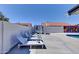 Beautiful pool area featuring lounge chairs, a cabana, and modern design at 2940 E Norwood St, Mesa, AZ 85213