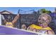 Detailed mural of famous basketball players on a backyard wall, adding a unique artistic touch to the outdoor space at 2940 E Norwood St, Mesa, AZ 85213
