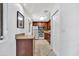 Charming kitchen featuring stainless steel appliances and dark wood cabinets, complemented by neutral countertops and ample storage at 4354 N 82Nd St # 167, Scottsdale, AZ 85251