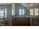 Bright open-concept kitchen featuring a dining area with natural light and a breakfast bar at 650 N Hawes Rd # 3604, Mesa, AZ 85207