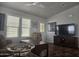 A living room showcasing comfortable seating, a large window, and lots of light at 650 N Hawes Rd # 3604, Mesa, AZ 85207