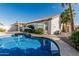 Outdoor view of pool area at 7130 E Laguna Azul Ave, Mesa, AZ 85209
