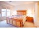 Spacious bedroom featuring a large bed, bedside tables and dressers, and bright windows at 7413 E Russet Sky Dr, Scottsdale, AZ 85266