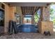 Community gym with punching bags and covered porch to enjoy beautiful outdoor scenery at 7939 E Stonecliff Cir, Mesa, AZ 85207