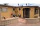 Enjoy outdoor living on this charming patio with BBQ and decorative pavers, ideal for relaxing or entertaining at 962 S Main Dr, Apache Junction, AZ 85120
