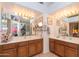 Spacious bathroom with dual vanities and an abundance of counter space and storage at 17342 E Quail Ridge Dr, Fountain Hills, AZ 85268