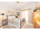 Primary bedroom with soft carpet, ceiling fan, and access to a patio at 17342 E Quail Ridge Dr, Fountain Hills, AZ 85268