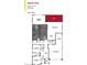Detailed floor plan of home showing layout of bedrooms, bathrooms, kitchen and garage at 18950 W Stella Ave, Waddell, AZ 85355