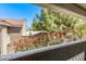 Scenic patio view showcasing lush landscaping, mature trees, and beautiful flowers at 2929 W Yorkshire Dr # 2074, Phoenix, AZ 85027