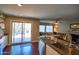 The kitchen has granite countertops and a stainless steel dishwasher, with a patio view at 31256 N 40Th Pl, Cave Creek, AZ 85331