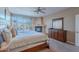 Bedroom with a fireplace and sliding glass door at 8950 E Greenview Dr, Gold Canyon, AZ 85118