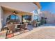Covered patio with outdoor furniture and a barbecue at 8950 E Greenview Dr, Gold Canyon, AZ 85118