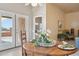 Bright dining room featuring french door access to the patio at 9175 E Rainier Dr, Gold Canyon, AZ 85118