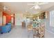 Bright open concept space with access to living, dining, and kitchen at 9175 E Rainier Dr, Gold Canyon, AZ 85118