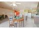 Open concept dining and living space with bright walls at 9175 E Rainier Dr, Gold Canyon, AZ 85118