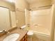 Bathroom featuring tile floors and shower/tub combo at 924 S Hacienda Dr # C, Tempe, AZ 85281