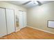 Bedroom featuring closet and hardwood floors at 924 S Hacienda Dr # C, Tempe, AZ 85281