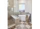 Bathroom showcases a sleek glass shower and modern soaking tub at 9322 E Hidden Green Dr, Scottsdale, AZ 85262