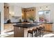 Spacious kitchen with a large island, modern cabinets, and stainless steel appliances at 9322 E Hidden Green Dr, Scottsdale, AZ 85262